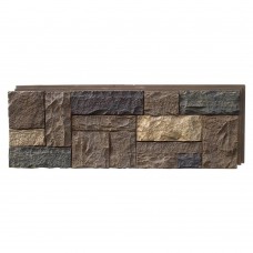 NextStone™ Faux Polyurethane Stone Panel - Castle Rock Tuscan Brown   